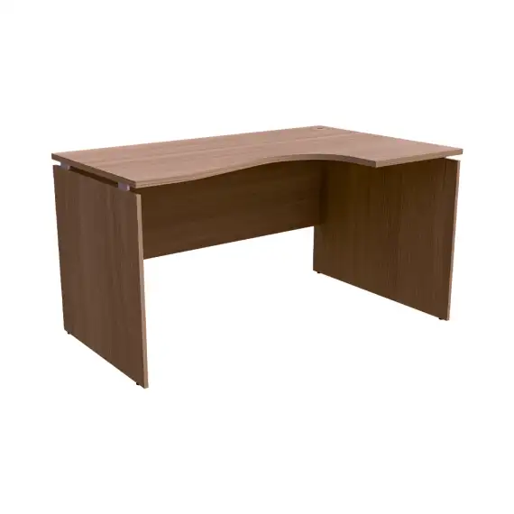 Континент-Про Стол криволинейный СК140R Ясень Шимо темный 1400х900х750