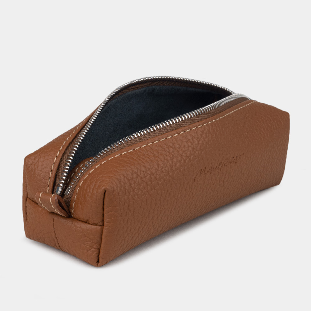 Ключница Coffre из кожи теленка, цвета карамель