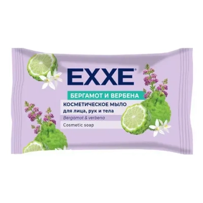 Мыло косметическое Бергамот и вербена, 75г (флоу-пак) EXXE