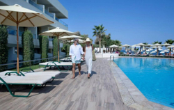"Thalassa Beach Resort", Northern Cyprus, BAFRA Первая линия Средиземного моря в элитном регионе Бафры, песчаный берег. Международный гарантированный титул недвижимости с землей. Управление по типу гостиницы 5 звезд