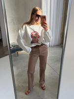 Брюки вельветовые мокко