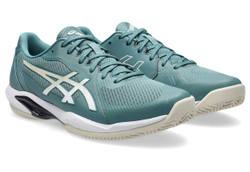 Мужские кроссовки теннисные Asics Solution Swift FF 2 Clay - foggy teal/oatmeal