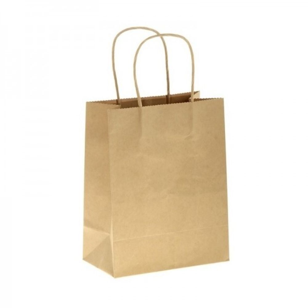 Пакет бумажный с ручками EcoBag 320*200*320 мм,1шт.