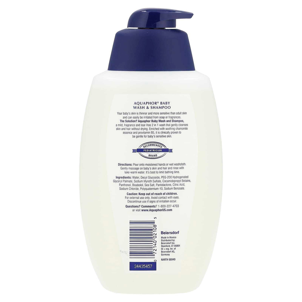 Aquaphor, Для детей, гель и шампунь, не содержит отдушек, 25,4 ж. унц.(750 мл)