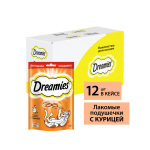 Лакомство с курицей для кошек Dreamies, 140г