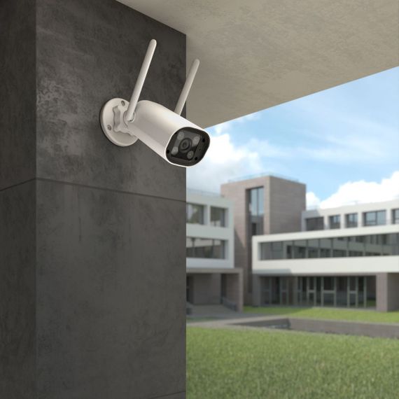 Умная видеокамера белая IP65 Elektrostandard 76500/01 a069150