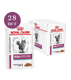 Роял Канин Renal Feline Тунец 85гр./28шт.