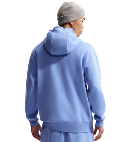 Мужская теннисная кофта Nike Club Fleece Pullover - royal pulse/royal pulse/white