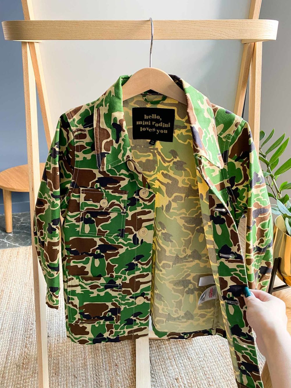 Джинсовая рубашка Mini Rodini