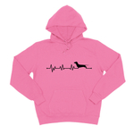 Толстовка  "Такса - сердечный ритм "