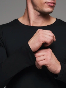 Лонгслив облегающий