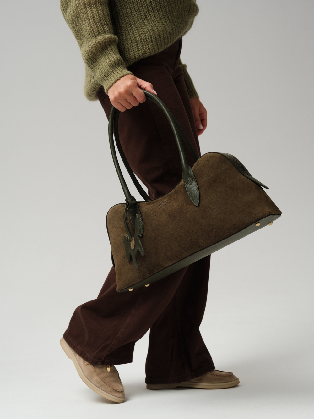 Замшевая сумка Jockey DBR 31168 тундра