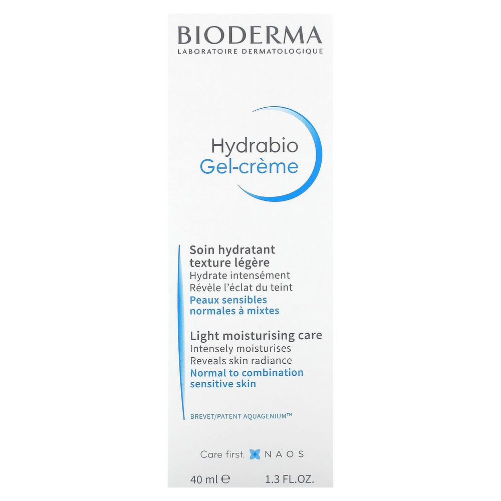 Bioderma, Hydrabio, гель-крем, 40 мл (1,3 жидк. унц.)
