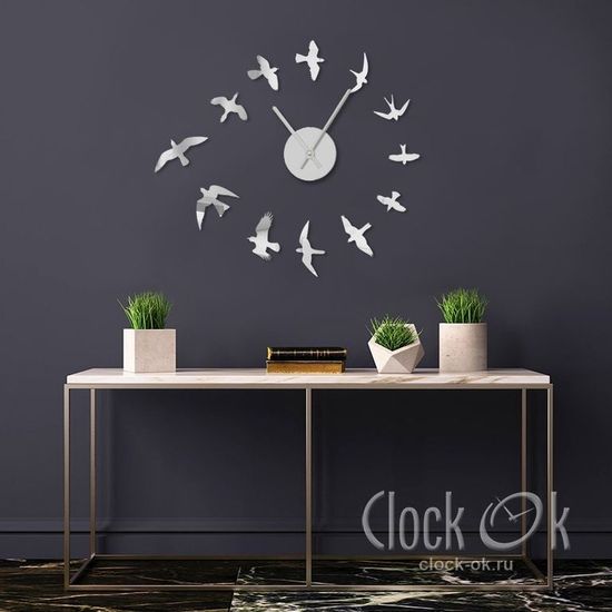 Настенные 3D часы Air