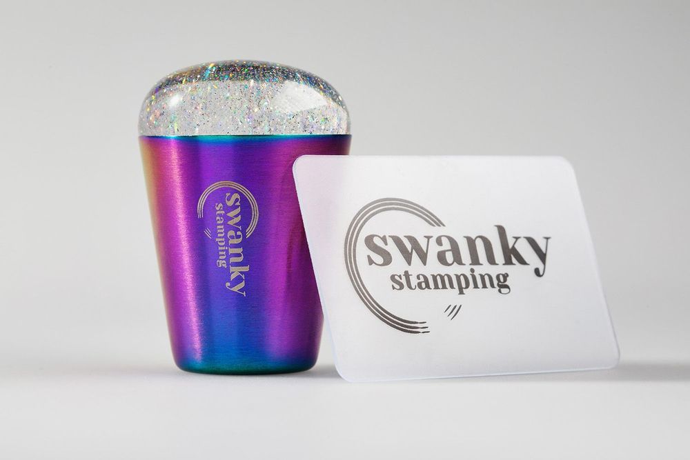 Swanky Stamping Штамп силиконовый с блестками