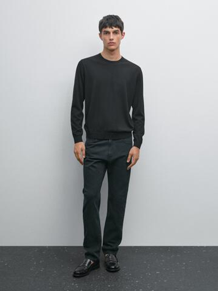 Massimo Dutti Джинсы Slim Fit, темно-синий