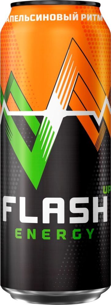 Напиток энергетический б/а Flash, апельсиновый ритм, 0,45 л