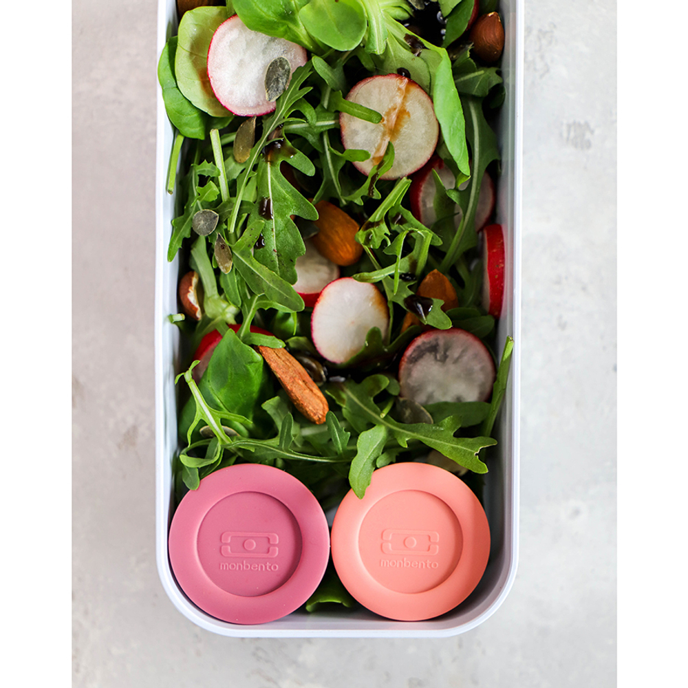 Набор из 2-х соусниц с крышками mb temple, 20 мл, pink flamingo/blush