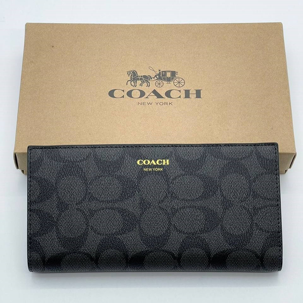 Портмоне Coach Breast Wallet leather black