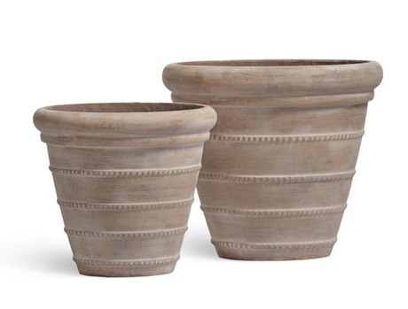 Кашпо TREEZ ERGO - Italica - Классический конус - Капучино