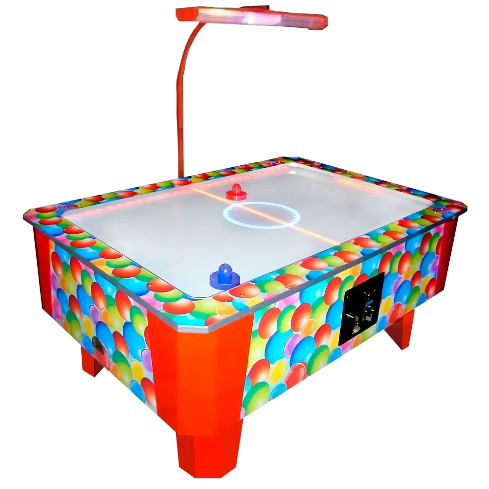 Детский аэрохоккей (180х110х75 см) с лампой над полем