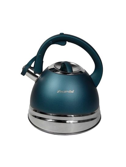 Чайник для плиты 3 л. со свистком Kamille KM 0861 из нержавеющей стали