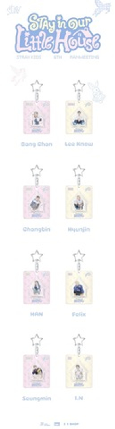 Мерч STRAY KIDS - 'STAY in Our Little House' MINI BLOCK KEYRING