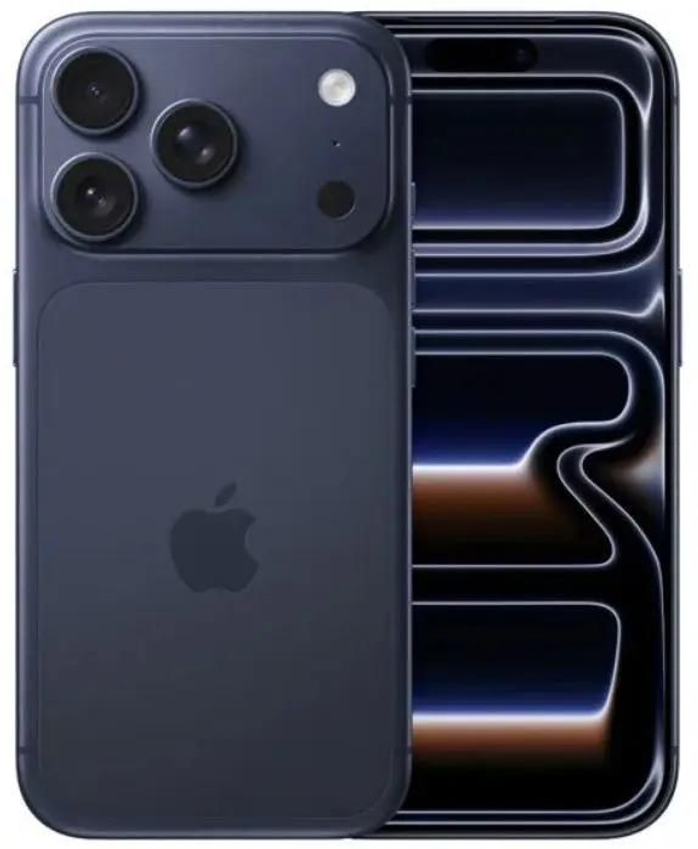 6.3" Смартфон Apple iPhone 17 Pro 512Gb,  A3522,  NFC,  OLED,  120Гц,  темно-синий