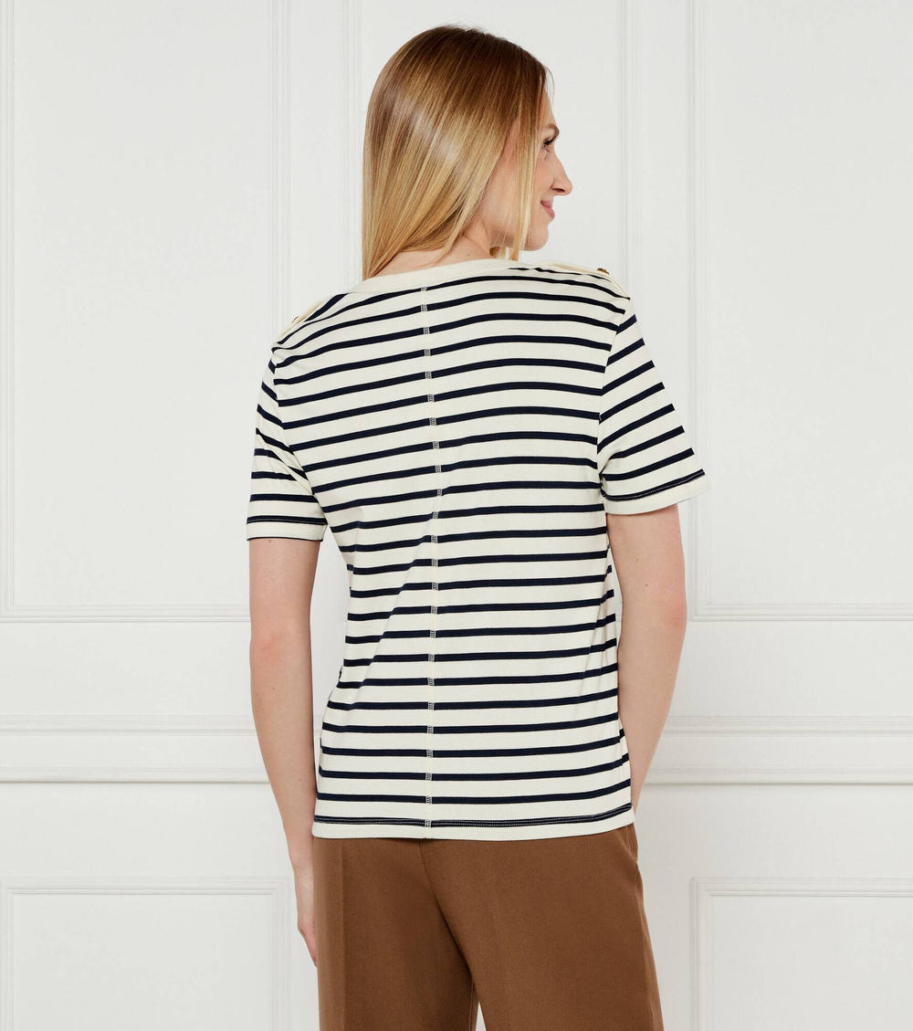 Футболка Tommy Hilfiger - экрю(WW0WW42907)