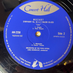 Винтажная виниловая пластинка LP Mozart Моцарт, Симфония Symphony No.40, 36 (Англия 1963)
