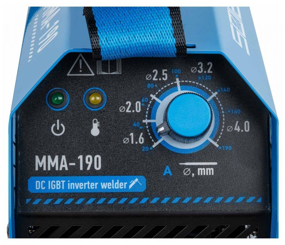 Инвертор сварочный SOLARIS MMA-190 5.6кВт 20-190А(MMA-190)
