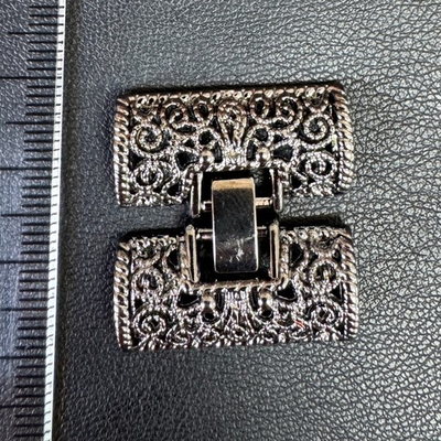 Застежка gun metal 25x25мм