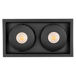 Светильник CL-SIMPLE-S148x80-2x9W Warm3000 (BK, 45 deg) (Arlight, IP20 Металл, 3 года) 028151