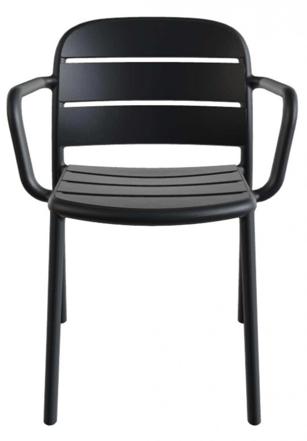 Кресло пластиковое Papatya Beykoz-K, антрацит