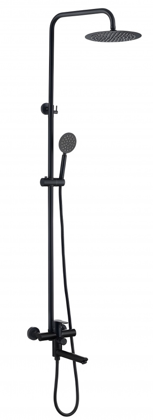 313562-C Душевая система (НЕРЖ,ЧЕРНЫЙ) ViEiR (4/1шт)