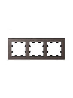 Рамка 3-м AtlasDesign Nature стекло мокко SE ATN320603