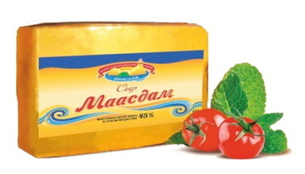 Сыр "Маасдам" 45% Глубокое