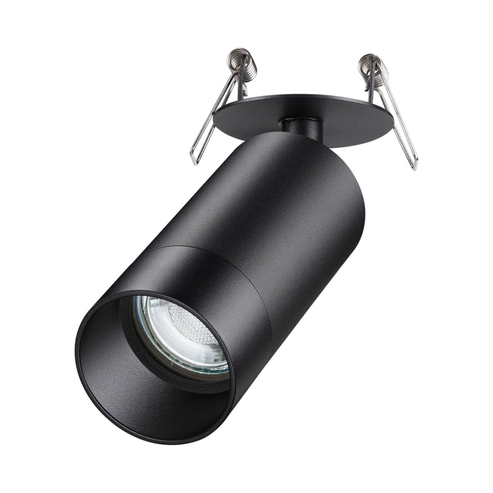 370873 SPOT NT22 506 черный Светильник встраиваемый IP20 GU10 9W 220V SLIM