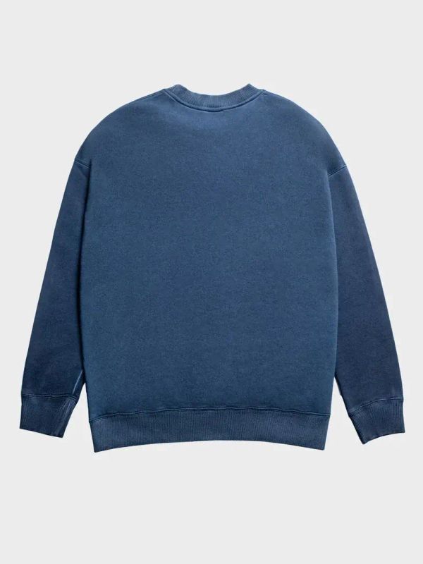 Толстовка garment dye синяя - фото 2