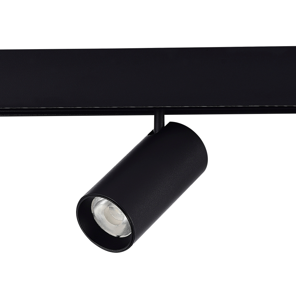 ST375.406.12 Магнитный трековый светильник SMART Черный LED 1*12W 2700K-6500K 1 080Lm Ra90 36° IP20 L115xW55xH95 48V