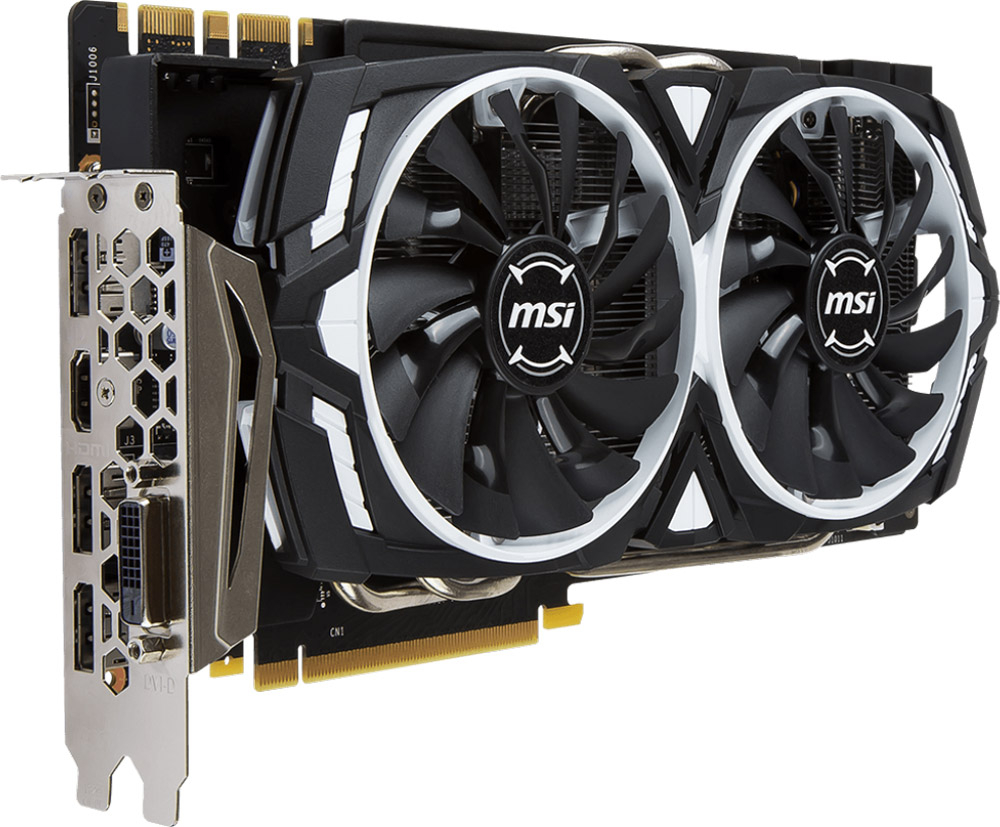 Видеокарта MSI GeForce GTX 1070 Ti ARMOR 8Gb