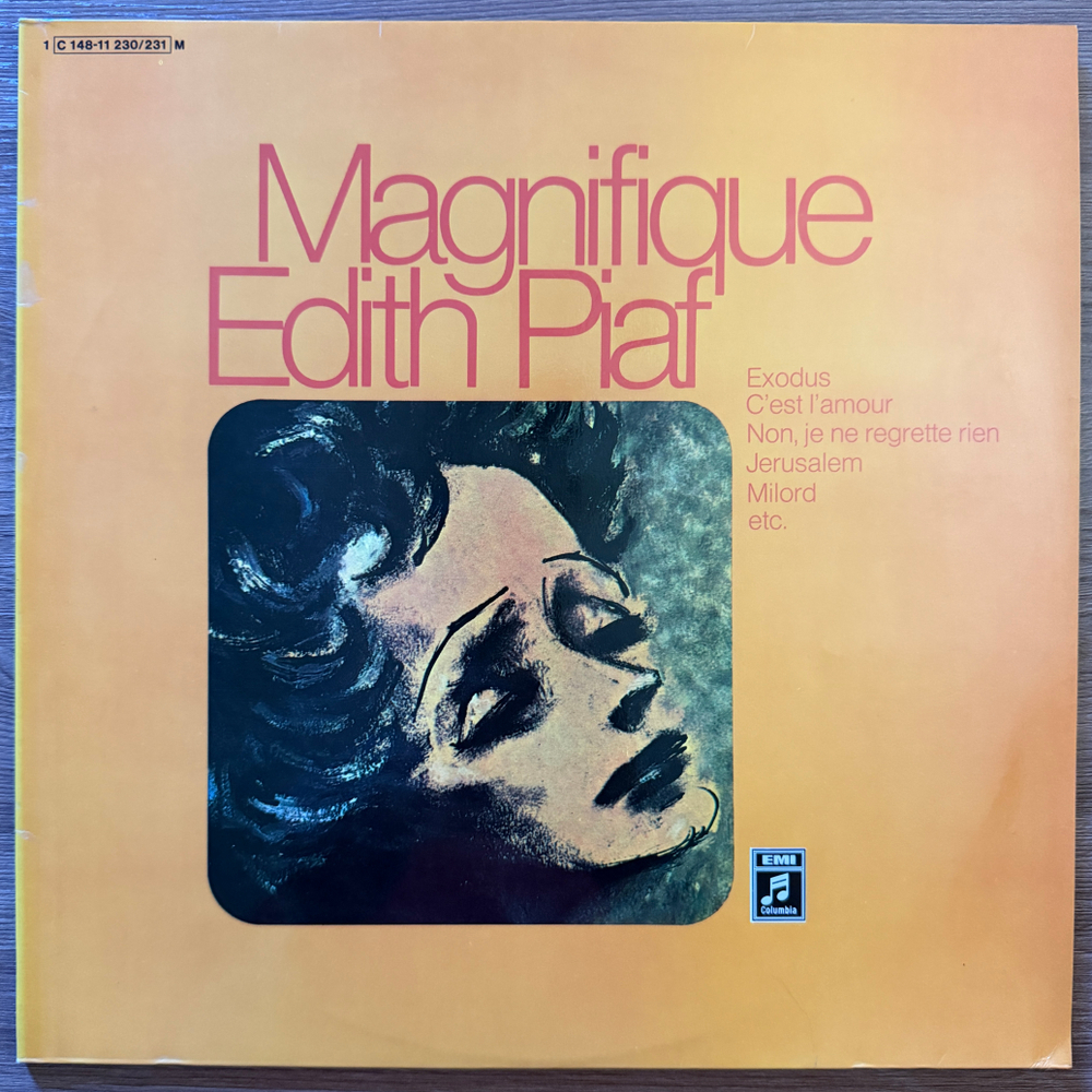 Edith Piaf ‎– Magnifique Edith Piaf 2LP (Германия) Т