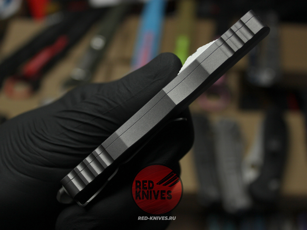 Нож Microtech DIRAC® D/E APOCALYPTIC STANDARD NATURAL CLEAR (225-10APNC)