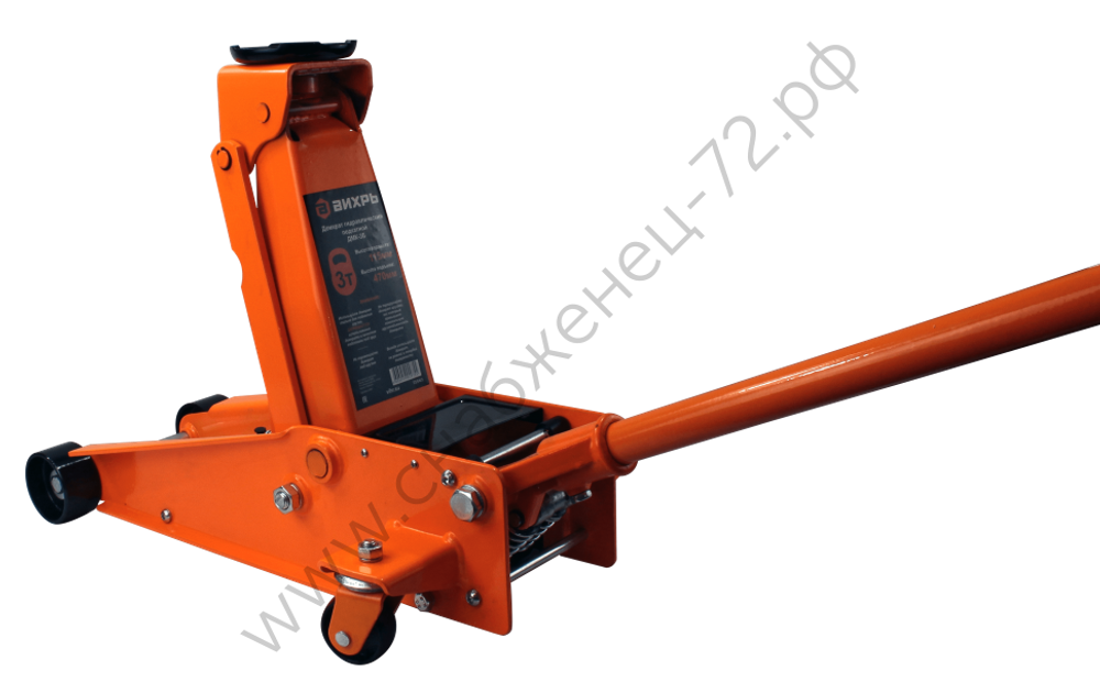 Домкрат гидравлический подкатной ДМК-3Б Вихрь