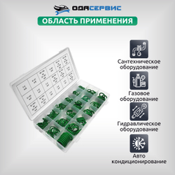 Набор уплотнительных колец 265 шт. ОДА Сервис ODA-9003