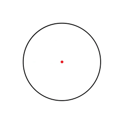 Прицел коллиматорный Р 1*42 Dot 2MOA ласт. хвост
