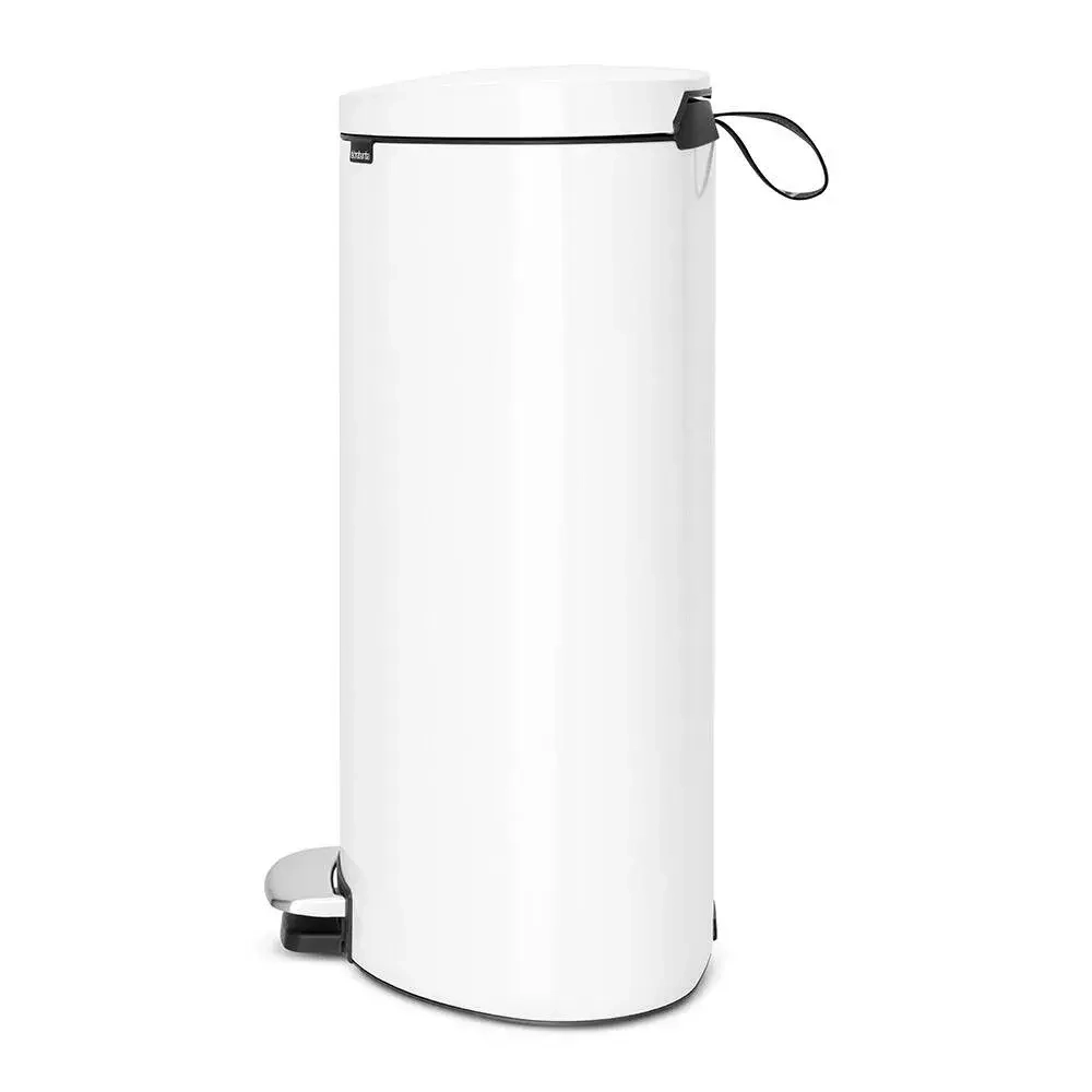 Brabantia Контейнер для мусора с плоской спинкой 40 л белый