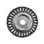 БИБЕР 70981 Щетка-крацовка дисковая витая посад. отв. 22.2/13/16мм, 100мм---