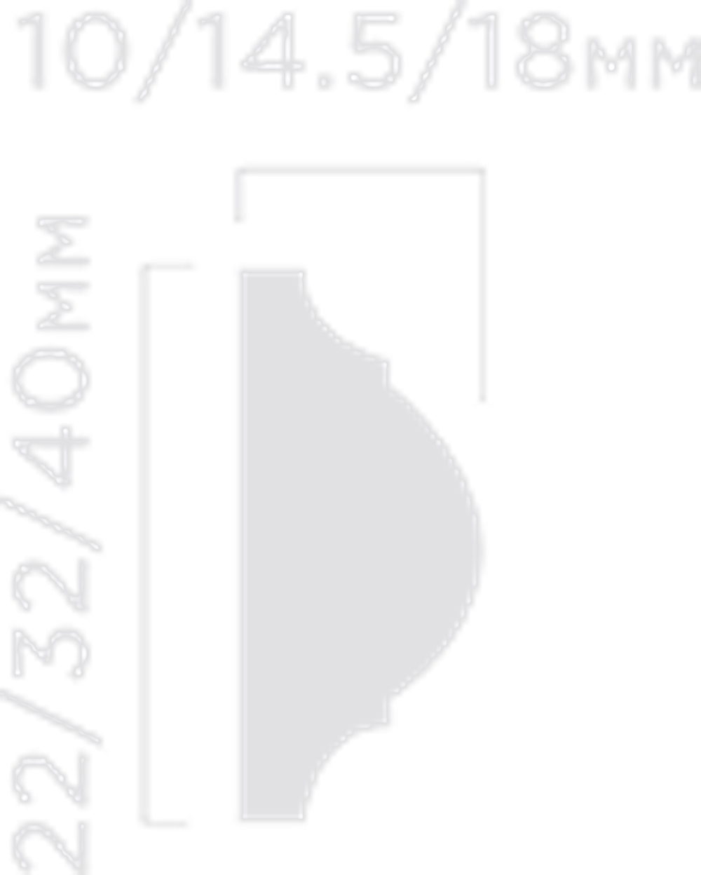 Молдинг HiWood, 40x18 мм