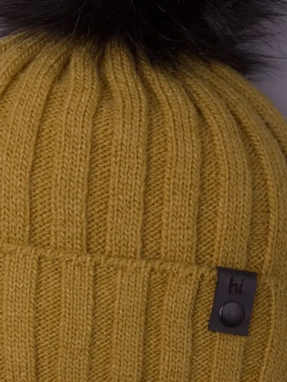 Шапка детская зимняя вязаная с помпоном и снуд